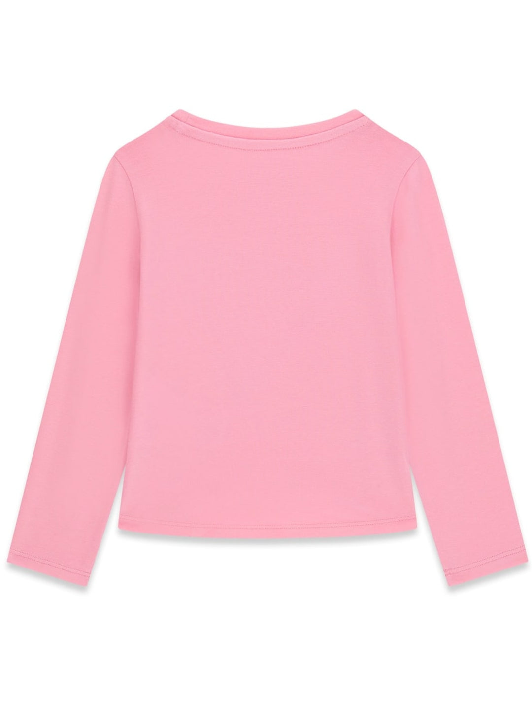 Maglia da neonata e bambina con maxi triangolo stilizzato loggato con ricamo paillettes K6YI08K3673