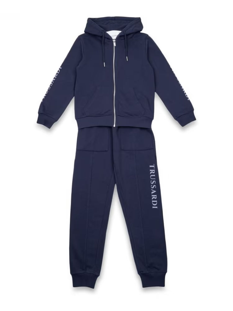 Tuta da bambino e ragazzo a due pezzi con felpa e pantaloni