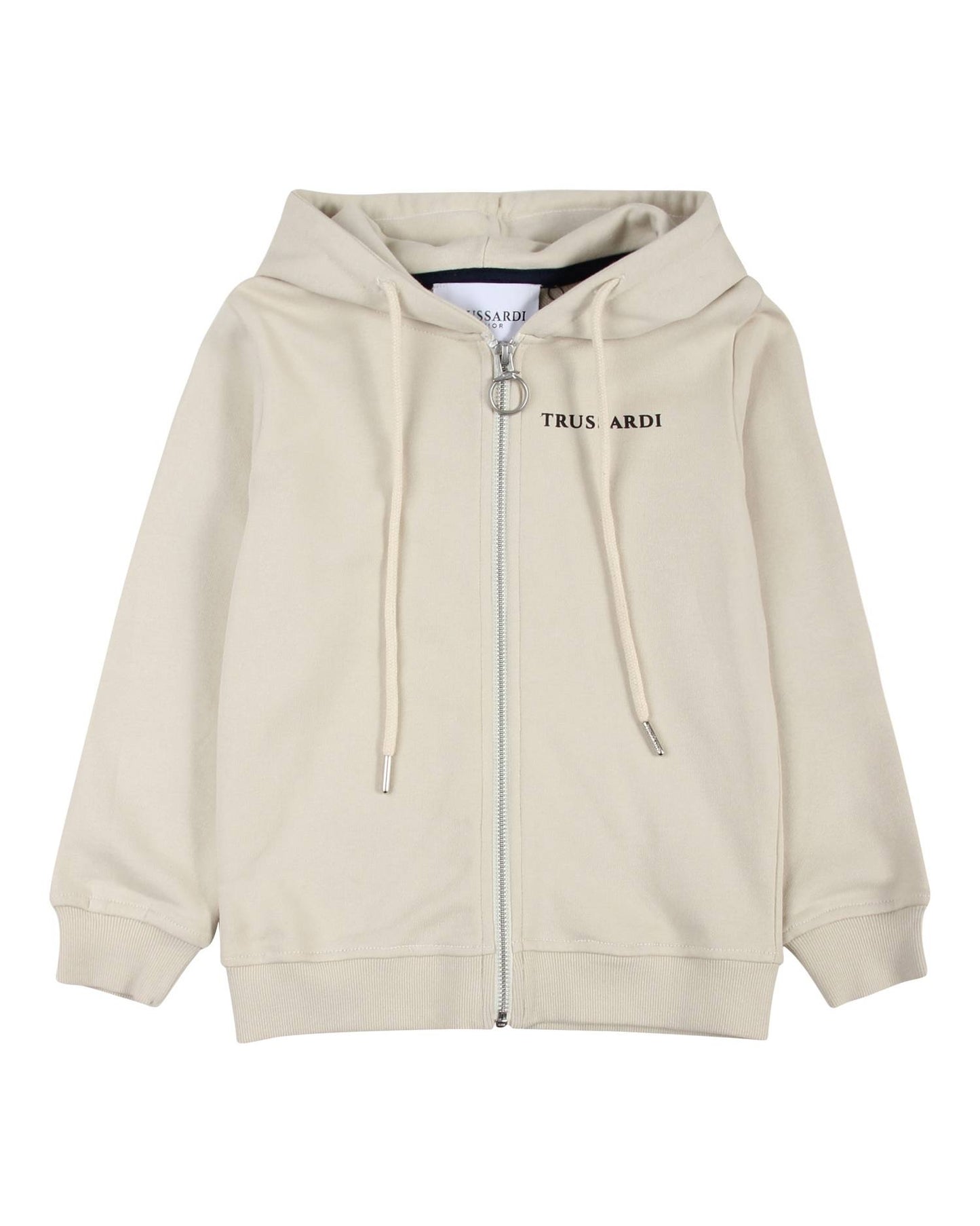 Felpa con cappuccio da bambino e ragazzo con zip integrale