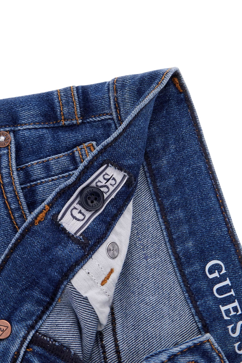 Jeans da ragazzo in misto cotone stretch modello skinny L2YA16D4GV0