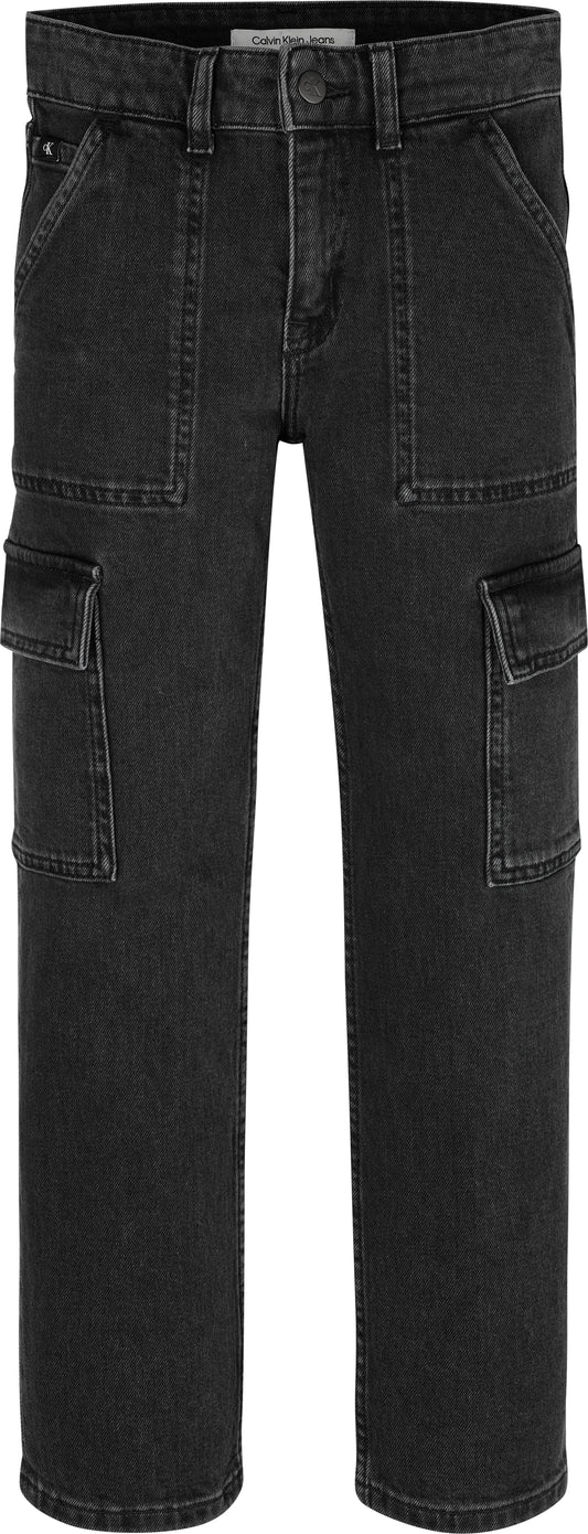 Jeans cargo da ragazzo con taglio largo