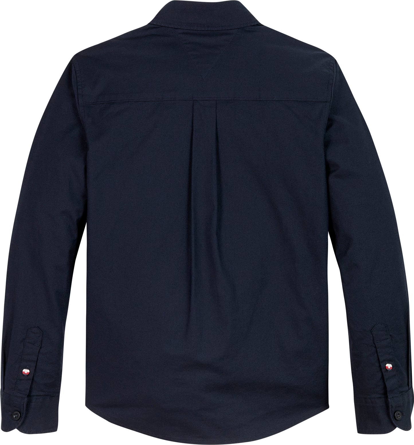 Camicia da ragazzo slim a maniche lunghe con dettagli a contrasto