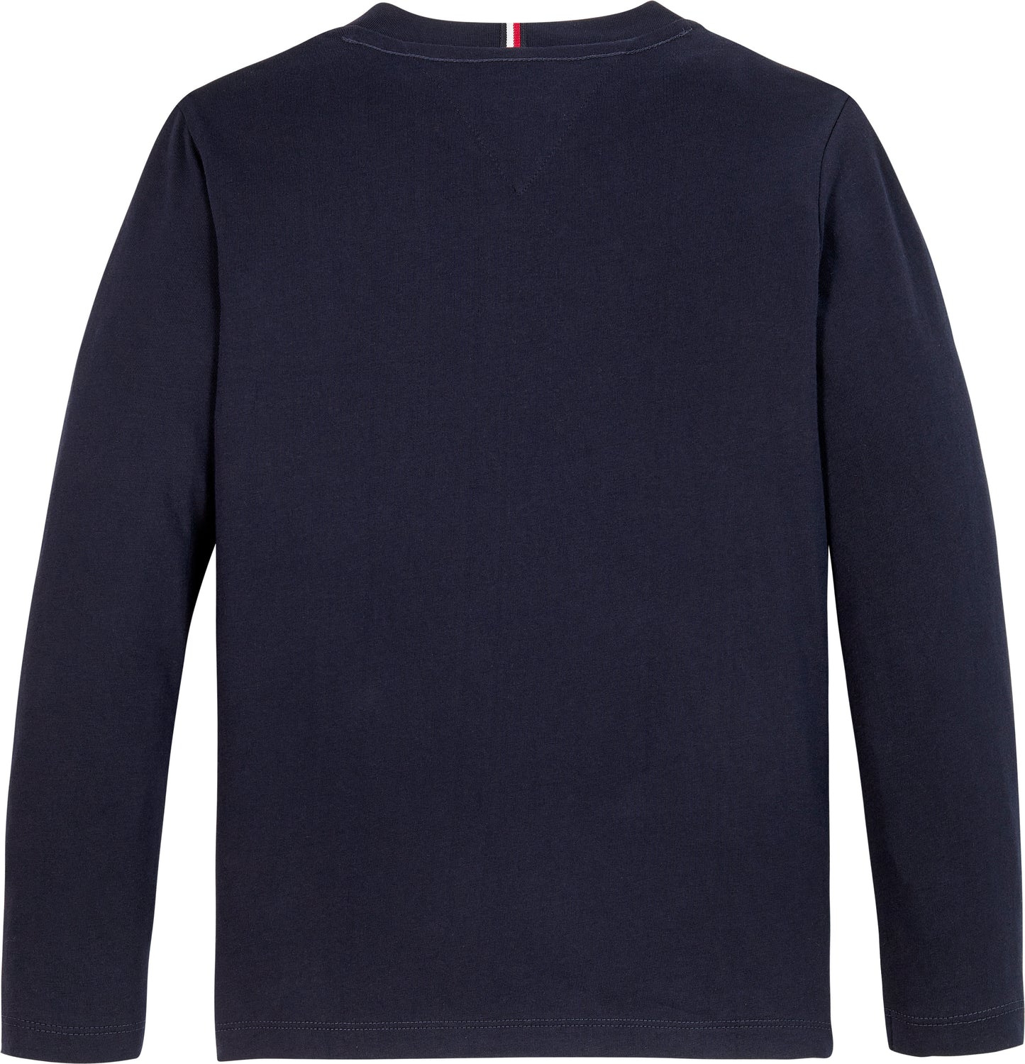 Maglia girocollo a maniche lunghe con maxi logo