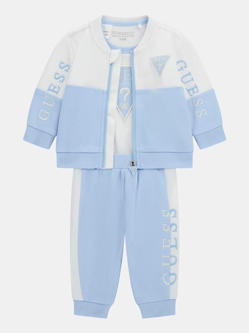 Tuta da neonata a tre pezzi