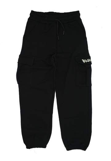 Pantaloni tuta cargo ragazzo / ragazza con cinta elastica sul girovita