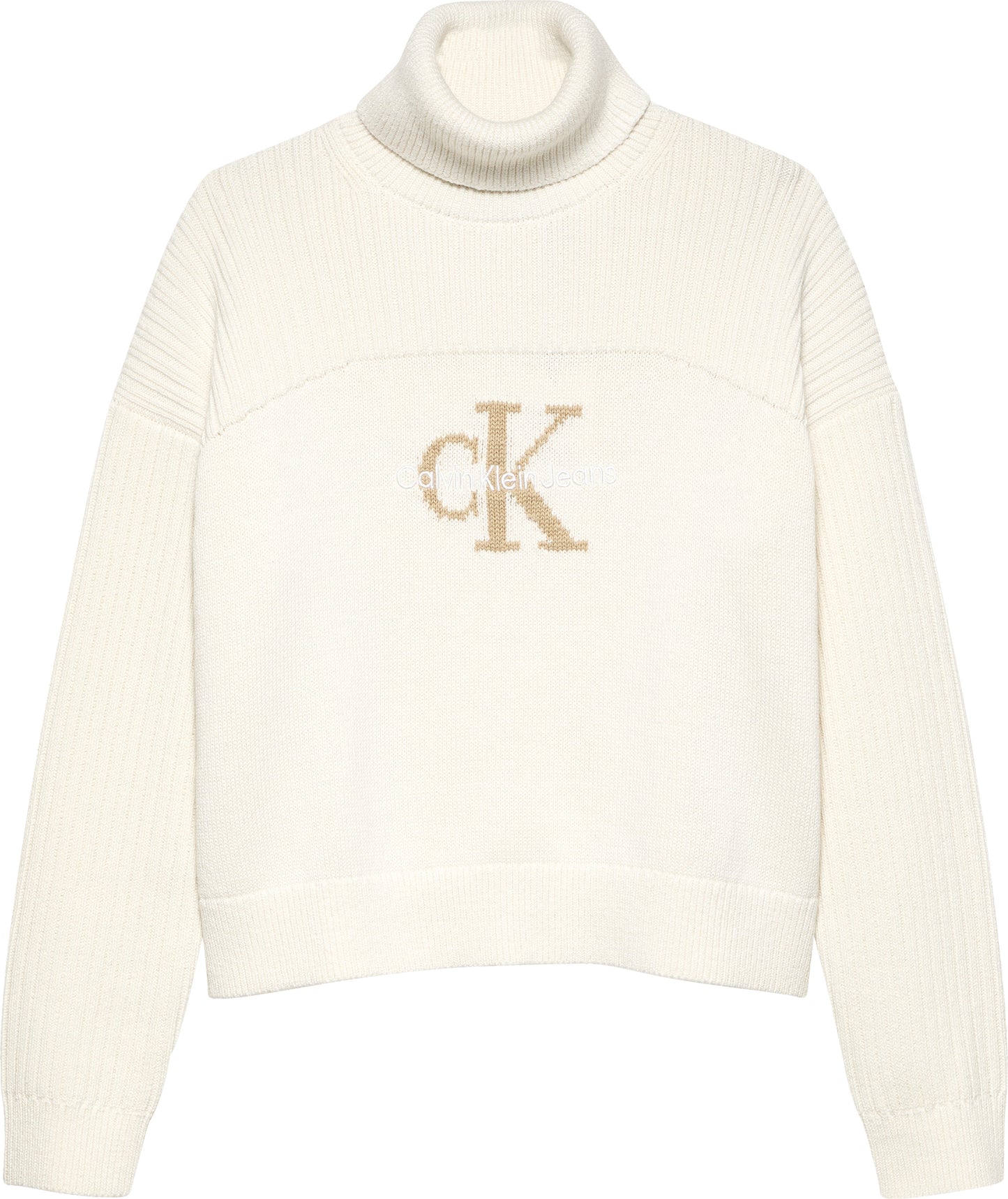 Maglione cropped da bambina e ragazza con collo alto