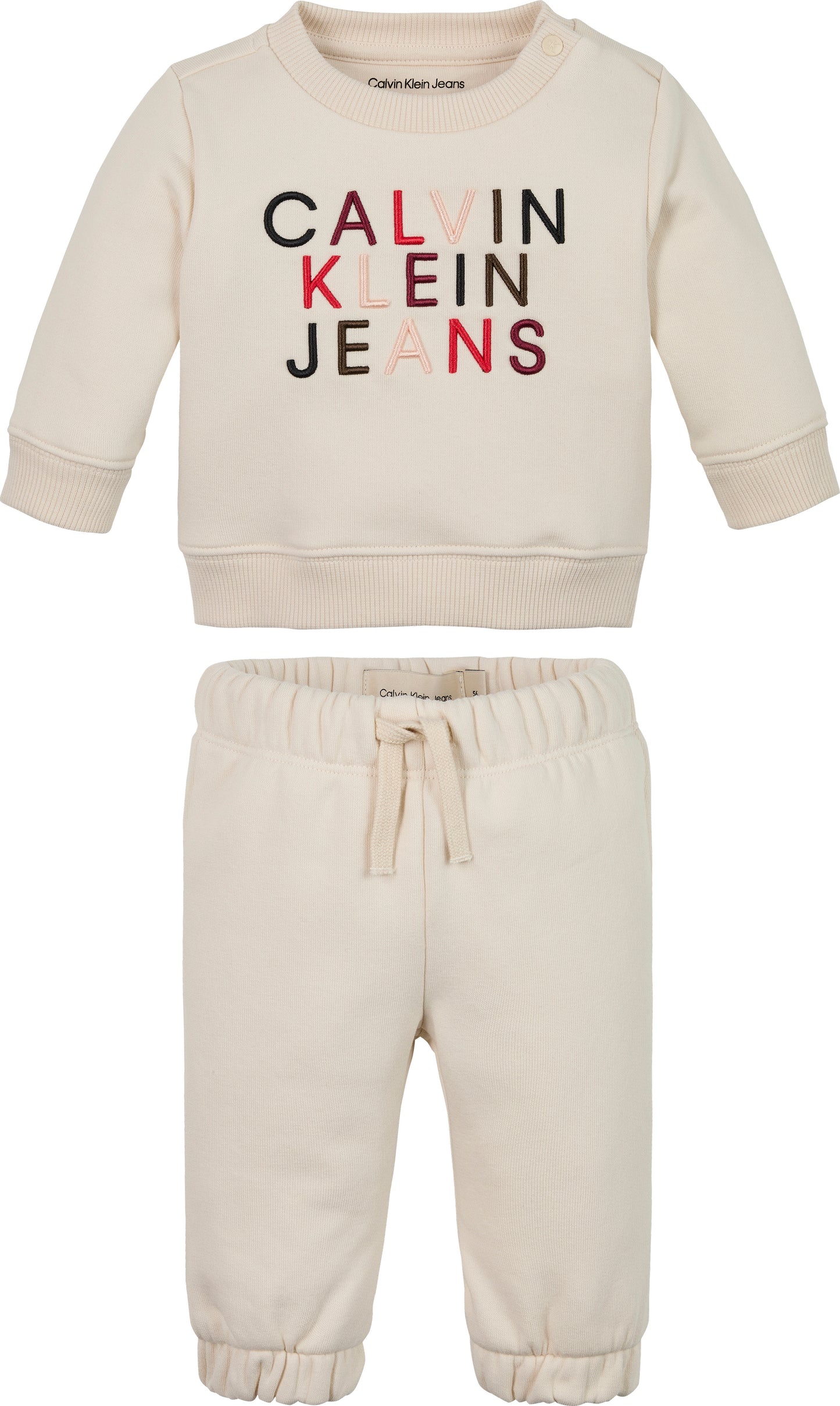 Completo tuta da bambino con felpa e pantaloni elasticizzati