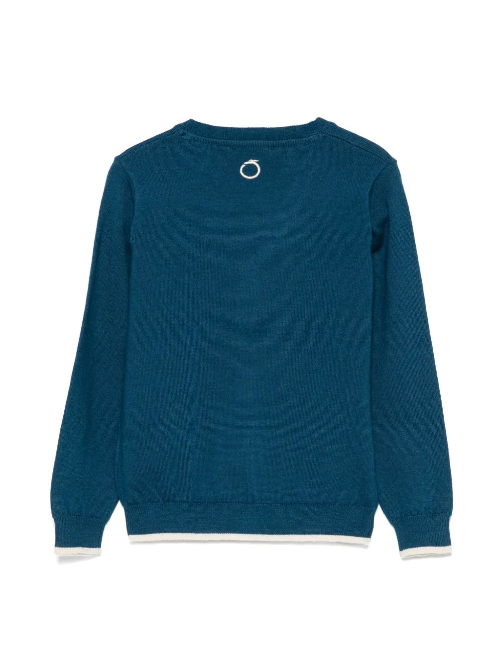 Cardigan con scollo a V e dettagli a contrasto