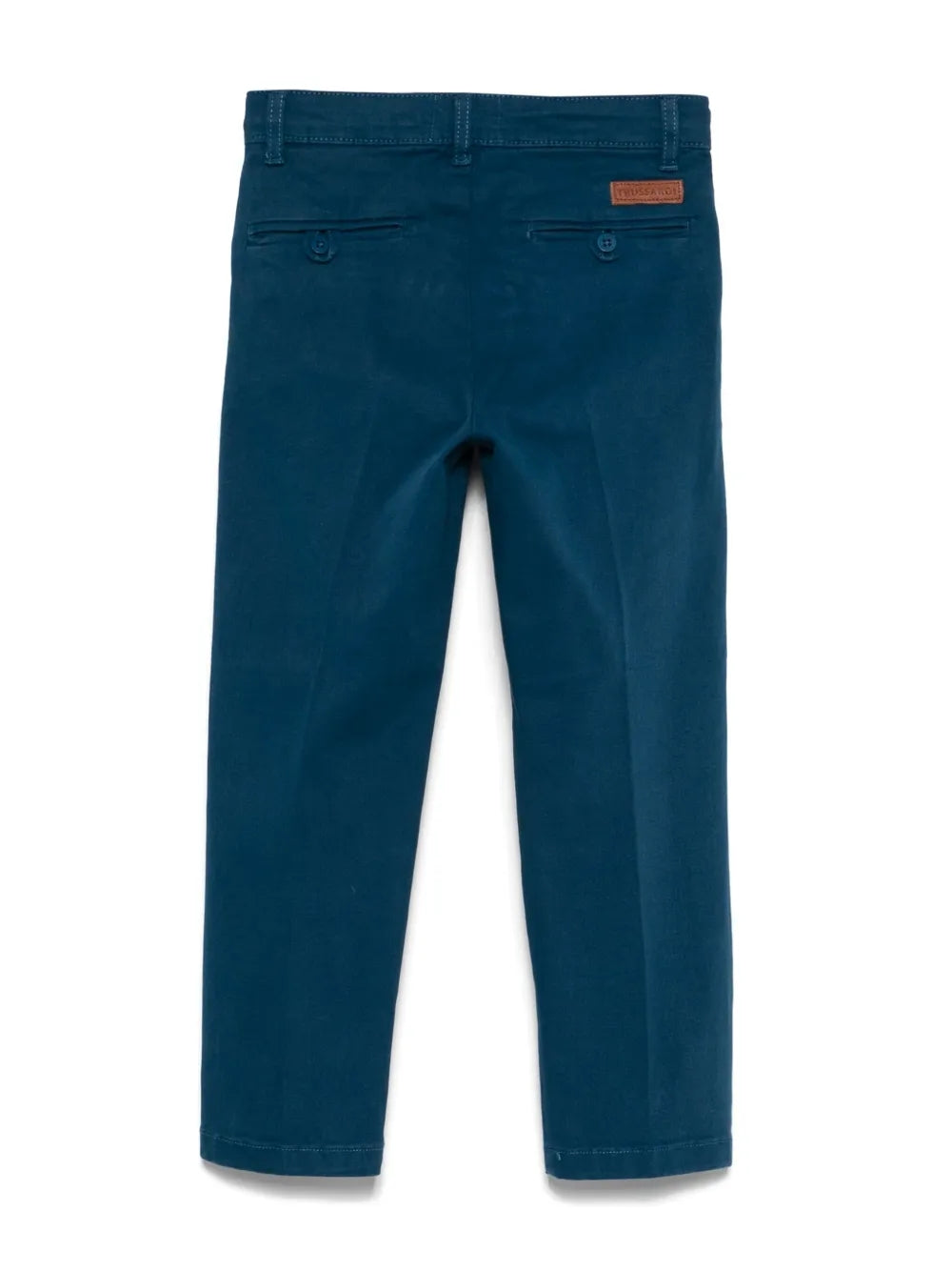 Pantaloni da bambino slim con tasche a filetto