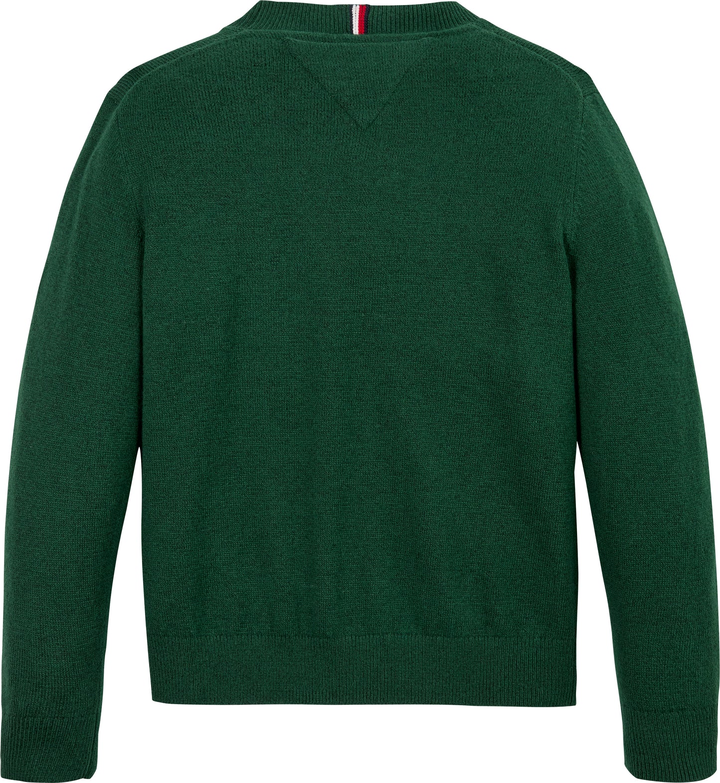 Maglione girocollo a maniche lunghe con maxi logo al centro