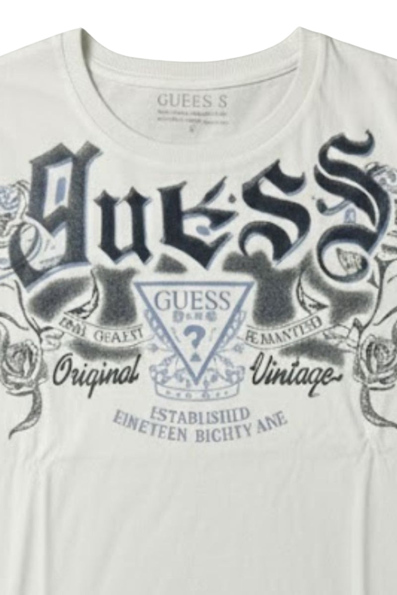 T-shirt da ragazzo con stampa a fantasia con logo stilizzato a contrasto colore L6RI21K8HM4