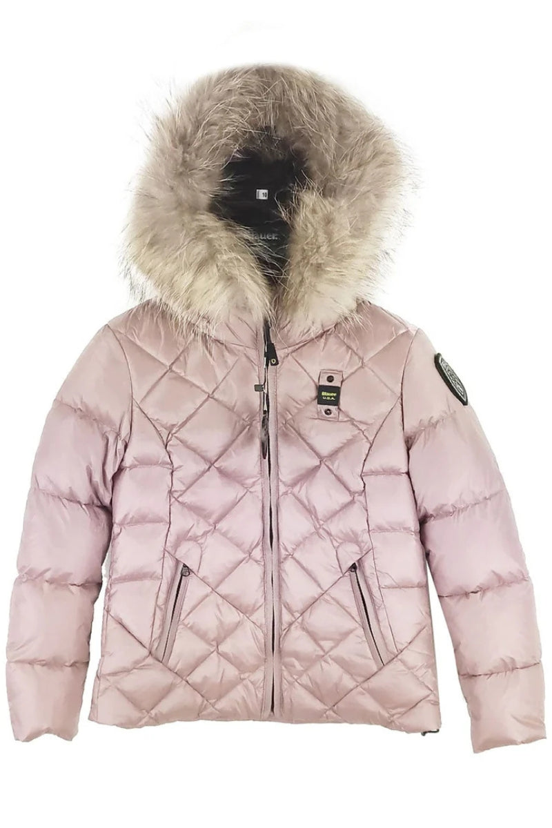 Giubbotto da ragazza LOTUS con trapuntatura a rombi 25WBLGC03384