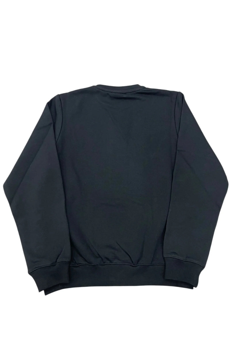 Felpa girocollo da ragazzo a maniche lunghe con logo IBSW00492