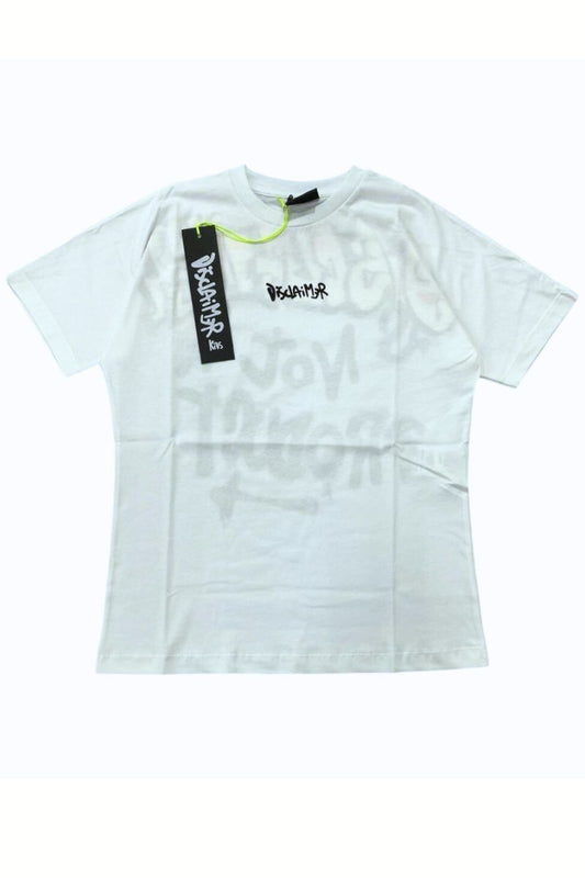 T-shirt girocollo da ragazzo in cotone con maxi stampa sul retro  25EDK58431