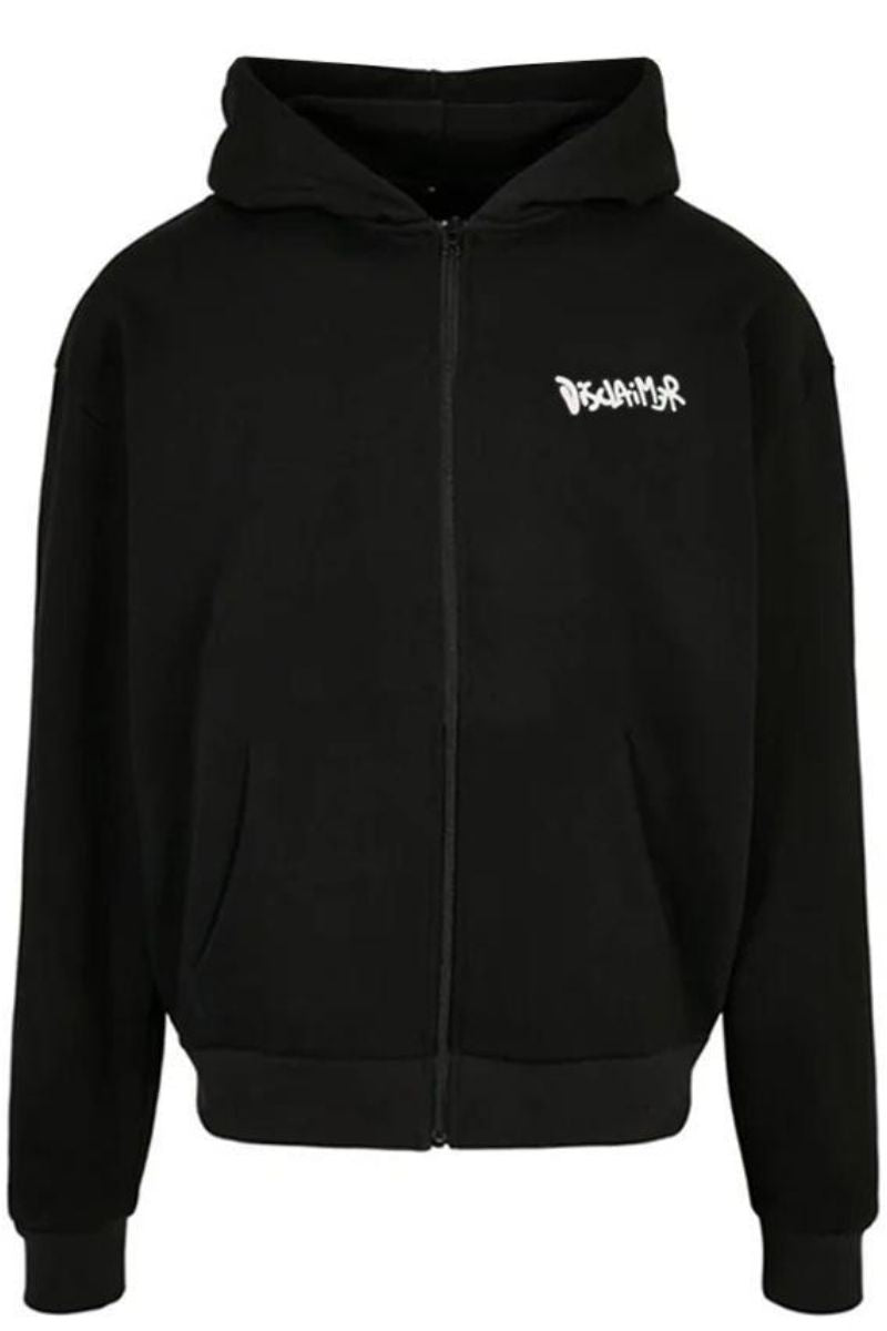 Felpa con cappuccio da ragazzo in cotone con maxi logo sul retro effetto vernice spray a contrasto 25EDK58409