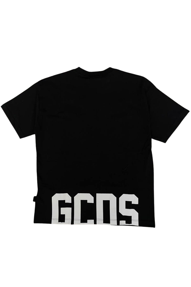 T-shirt da ragazzo con maxi logo lettering a contrasto sul retro ZOUJQC587J105
