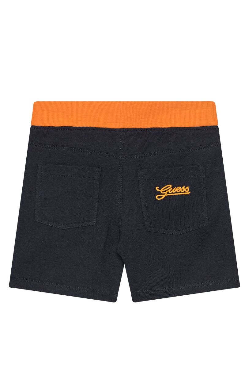 Completo da bambino con t-shirt fantasia surf e logo a contrasto colore N5GG11K8HM4