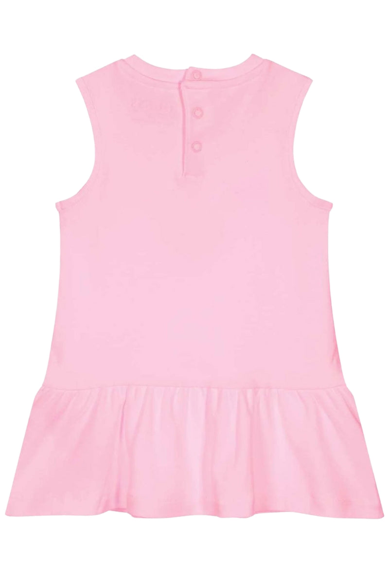 Vestitino da neonata con maxi triangolo logato sul davanti e culotte in dotazione A4GK18KA6W4