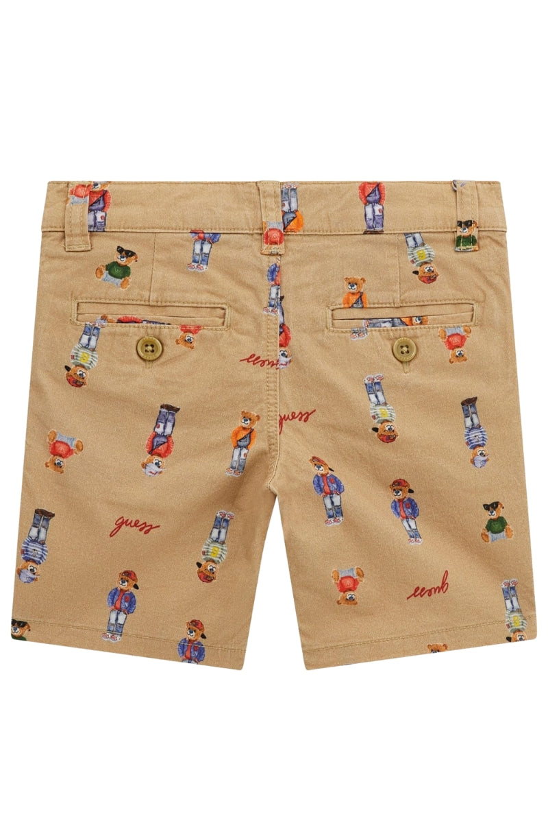 Bermuda da neonato e bambino con stampa teddy all over N5RD01WFY91
