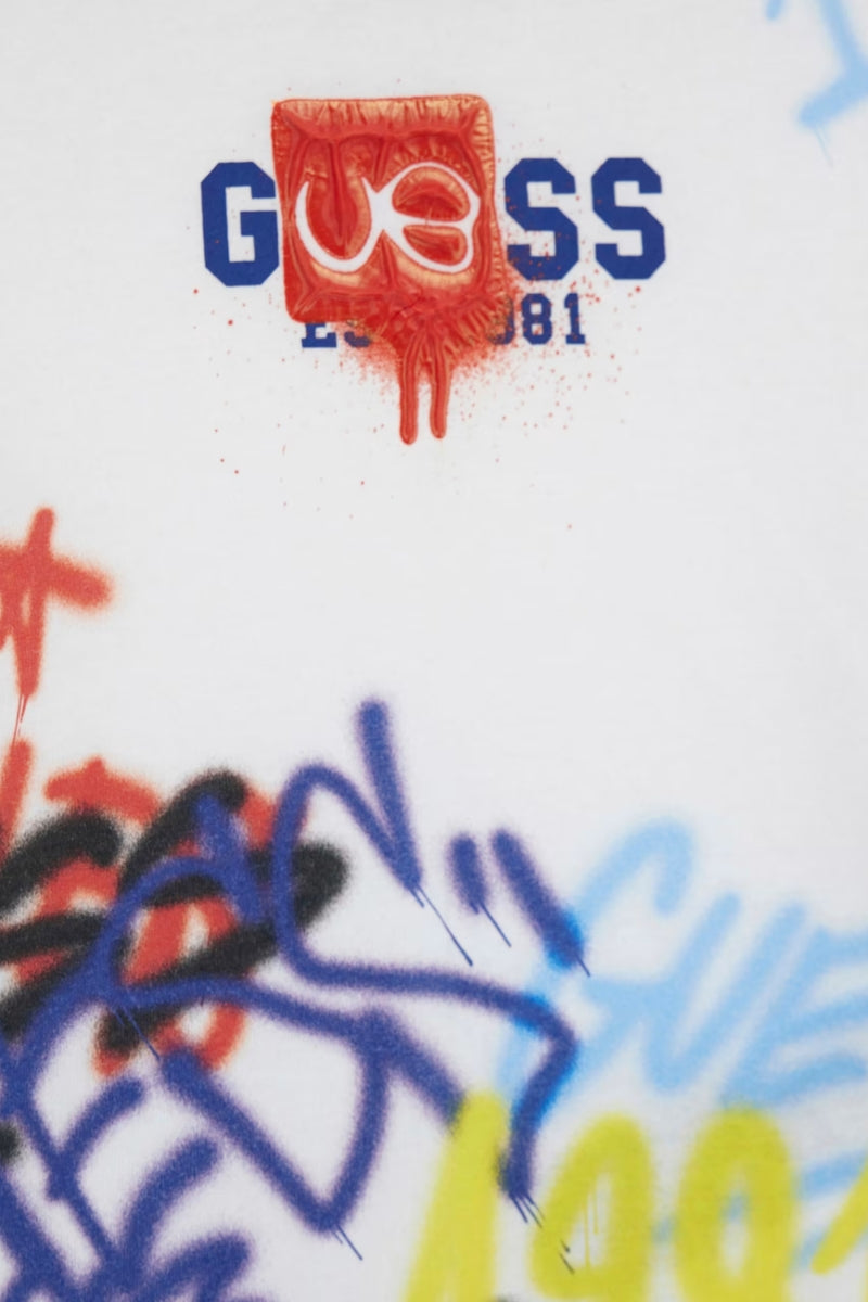 T-shirt da neonato e bambino con stampa scritte bomboletta spray N5RI11K8HM4