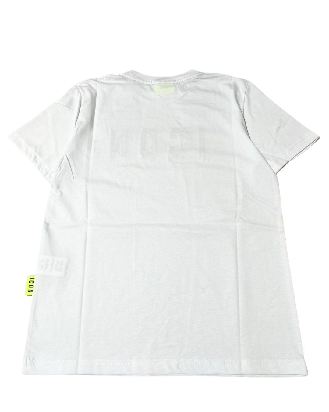 T-shirt da ragazzo con logo lettering laminato sul davanti  IBKS00652