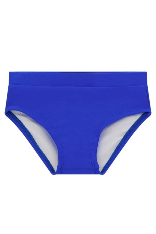 Costume da bagno da neonato in microfibra con stampa logo lettering sul retro a contrasto I5GZ02MC052