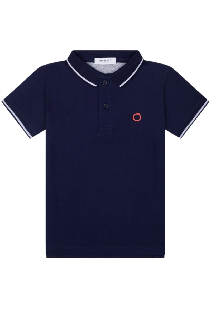Polo da bambino in piquet a maniche corte TBP25044PO