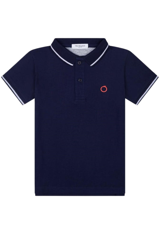 Polo da bambino in piquet a maniche corte TBP25044PO