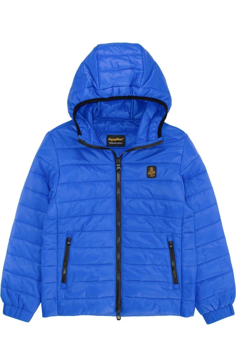 Piumino da ragazzo 100 g con dettagli a contrasto colore