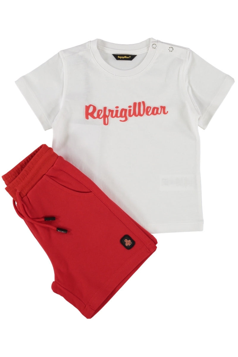 Completo da neonato due pezzi con t-shirt e bermuda 211DRMNS25