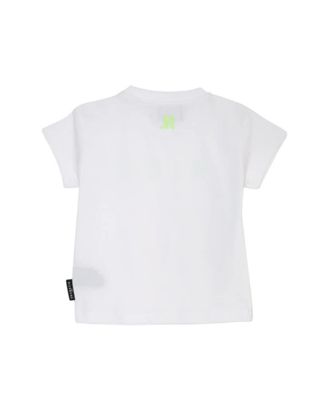 Completo da neonato due pezzi t-shirt e bermuda con logo RICH frontale RIP25019CJ