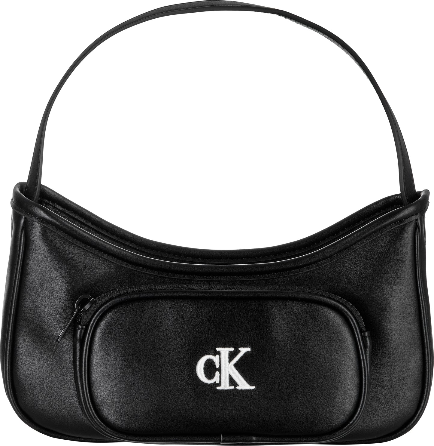 Borsa a spalla da ragazza in ecopelle con scomparto frontale - IU0IU00696