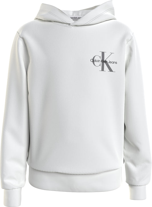 Felpa ragazzo ragazza con cappuccio e logo monogram - IU0IU00266
