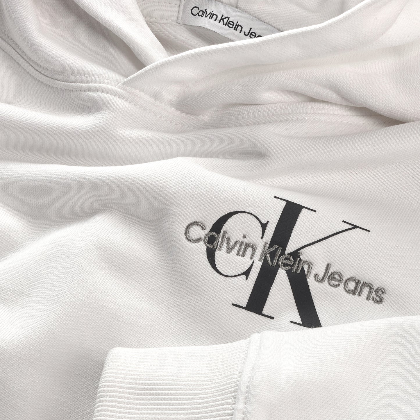 Felpa ragazzo ragazza con cappuccio e logo monogram - IU0IU00266