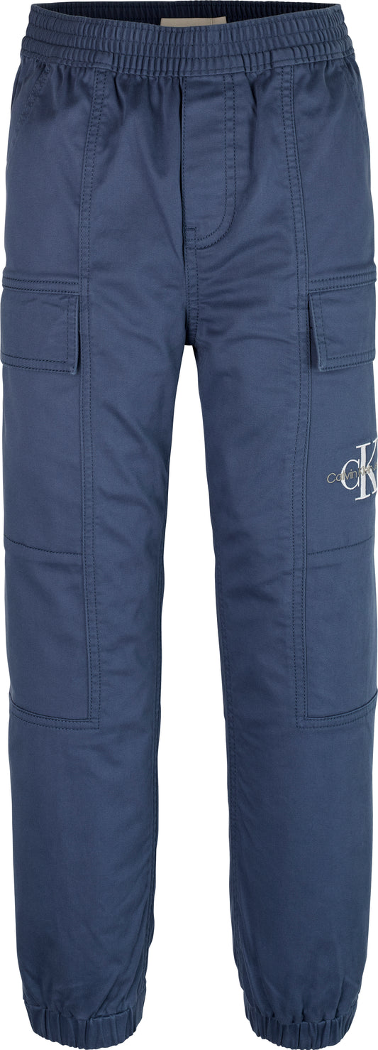 Pantaloni cargo da bambino e ragazzo con polsini e vita elasticizzati - IB0IB02270