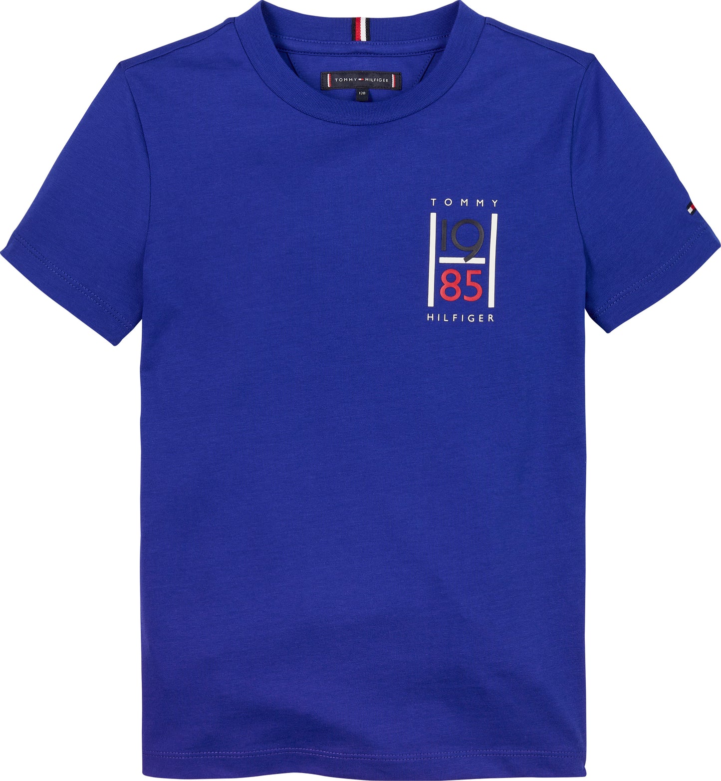 T-shirt girocollo da bambino in puro cotone con grafica 1985 - KB0KB09536