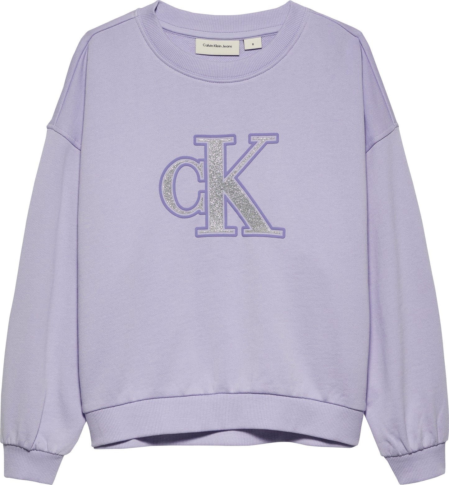 Felpa girocollo da bambina e ragazza a maniche lunghe con logo monogram - IG0IG02849