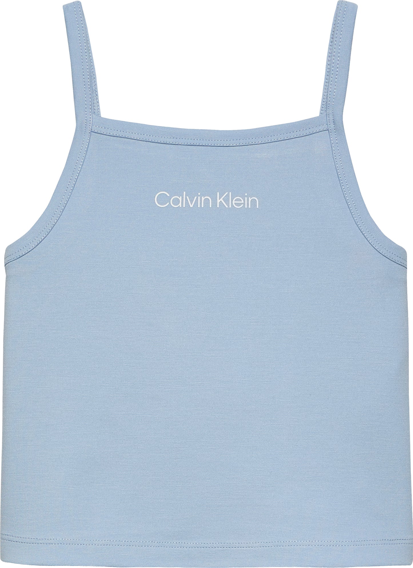 Top da bambina e ragazza in cotone con logo lettering frontale - IG0IG02868