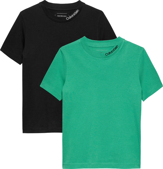 T-shirt da ragazzo con logo lettering laterale - IB0IB02444