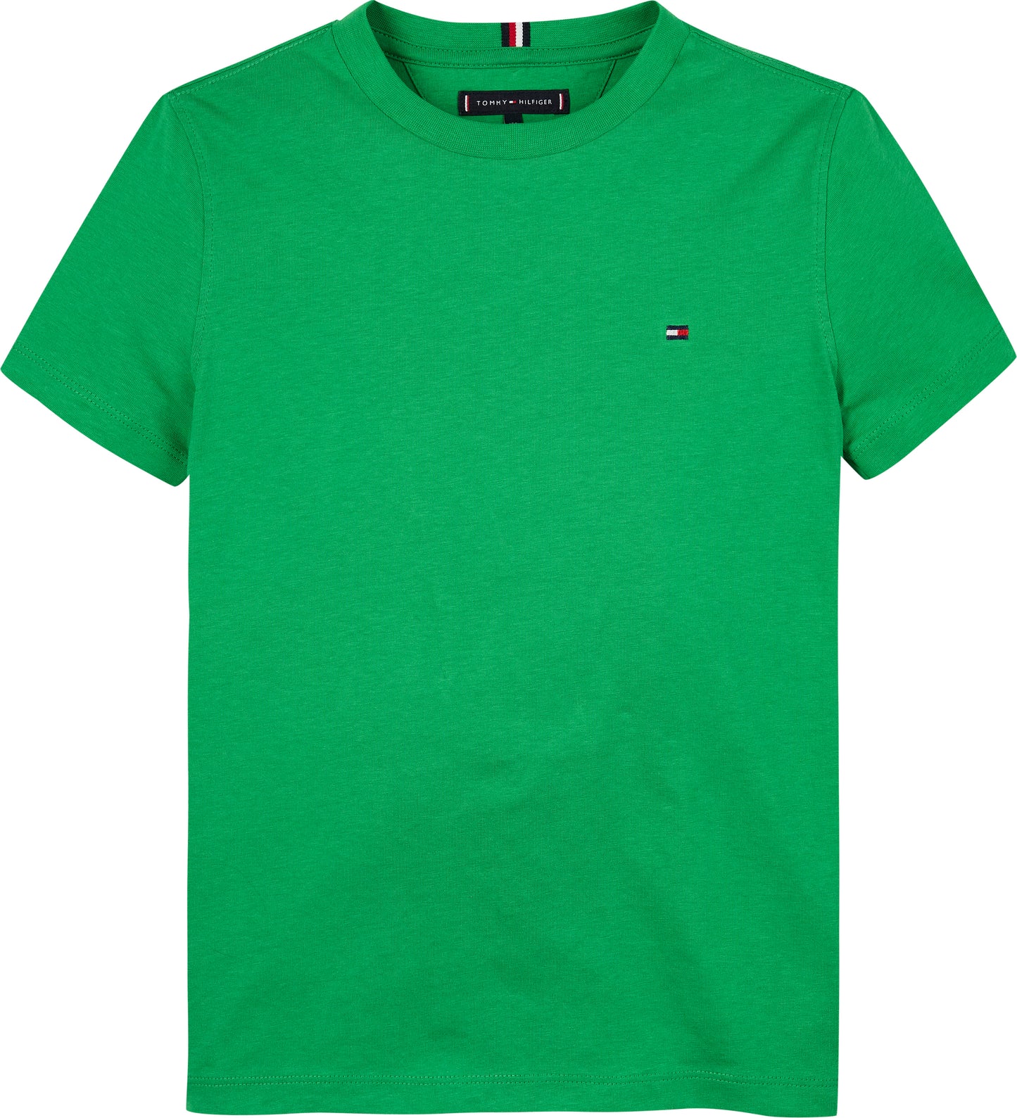 T-shirt girocollo da bambino con bandierina ricamata con logo KB0KB06879