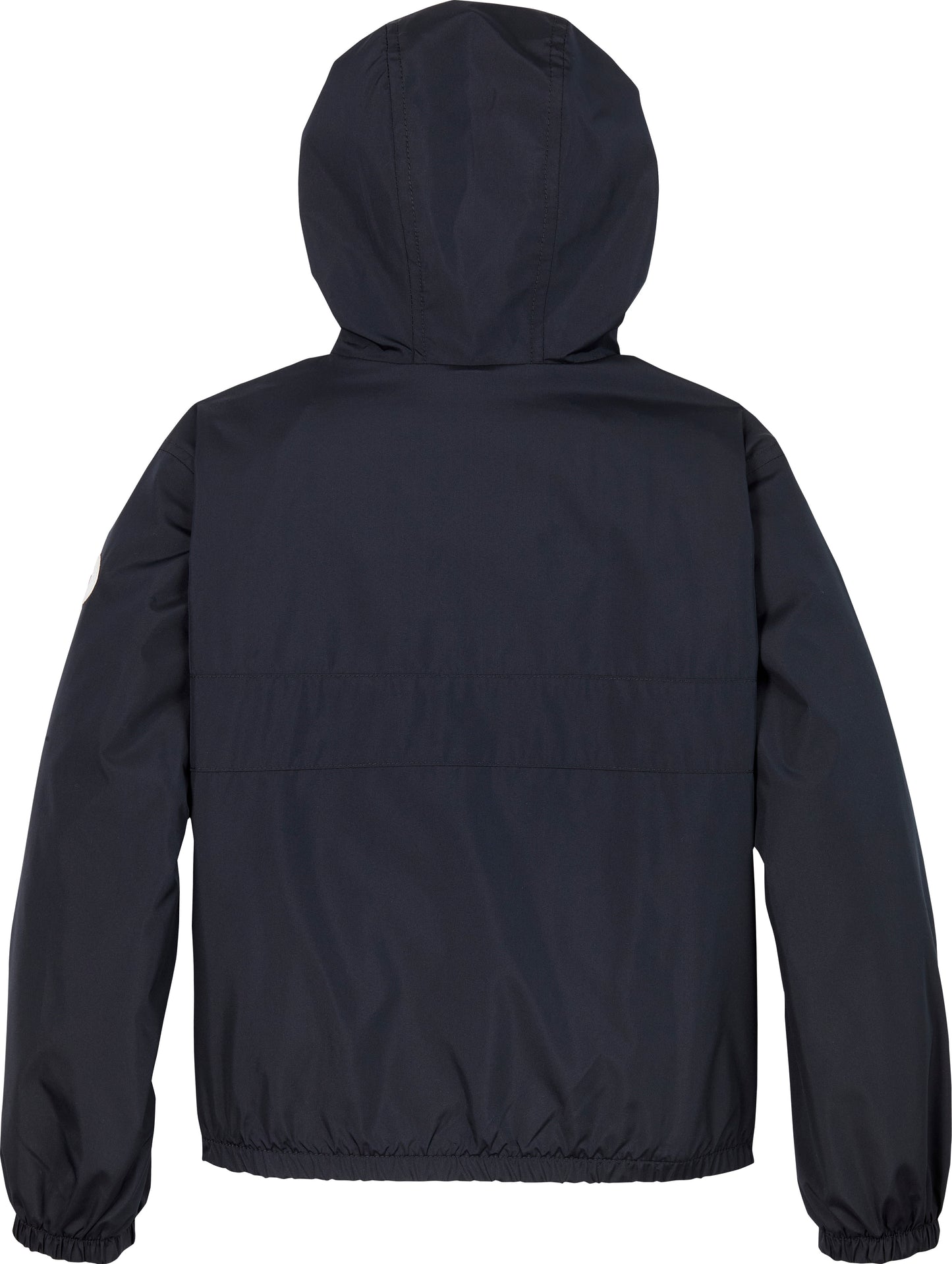 Giacca a vento regular fit da bambino e ragazzo con cappuccio e logo lettering sul petto KG0KG08580