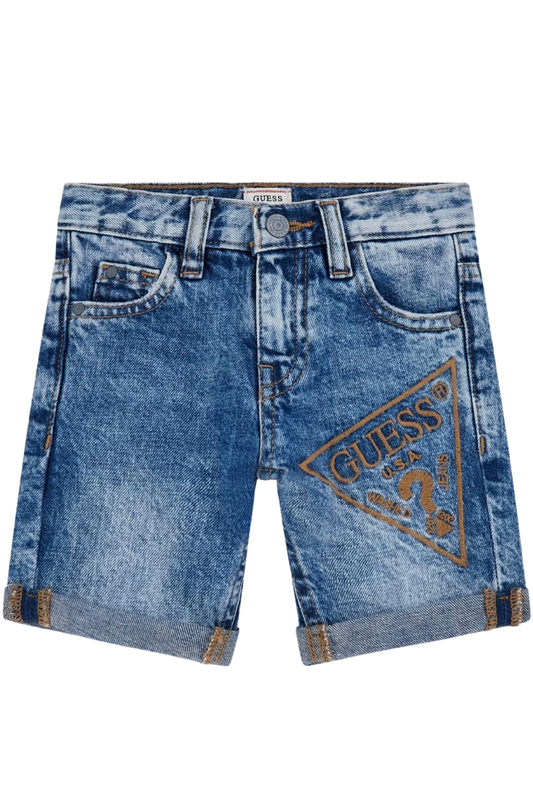 Bermuda da neonato e bambino con maxi triangolo logato a sinistra N5GD16D41E0