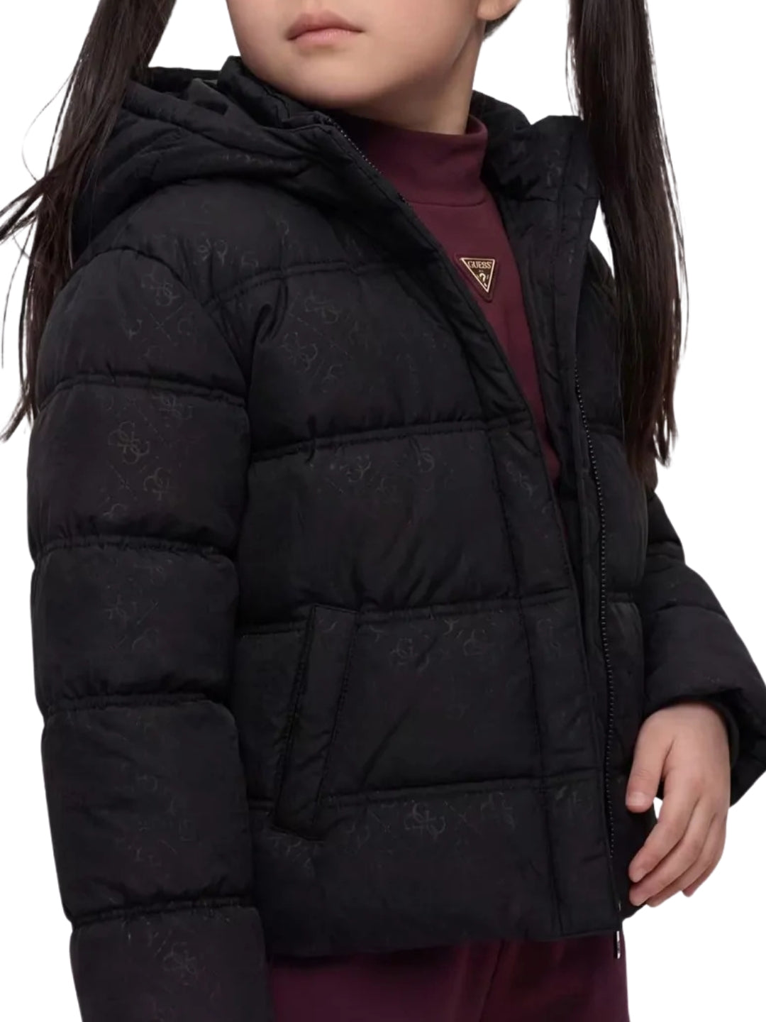 Giubbotto da ragazza con 4G all over ton sur ton J6BL20W4013