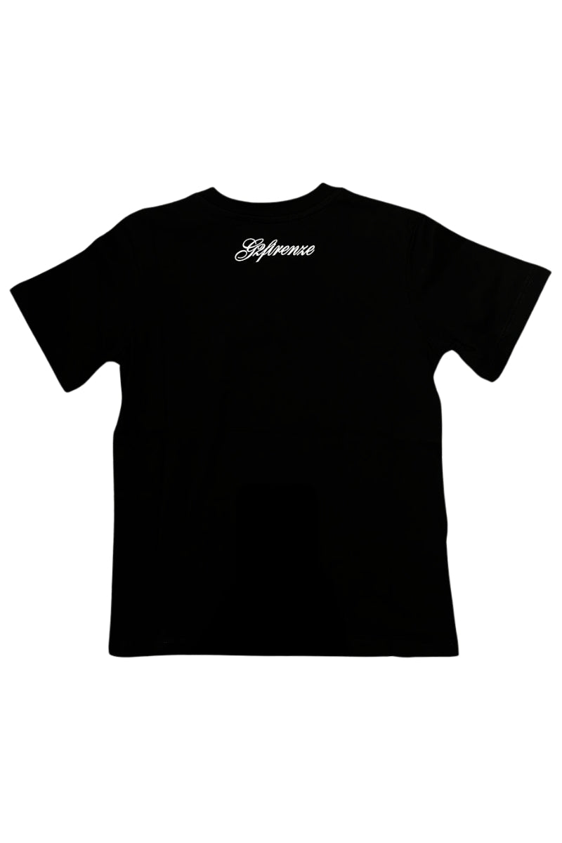 T-shirt da ragazzo G2GLAMIR con maxi stampa loggata multicolor sulla parte frontale
