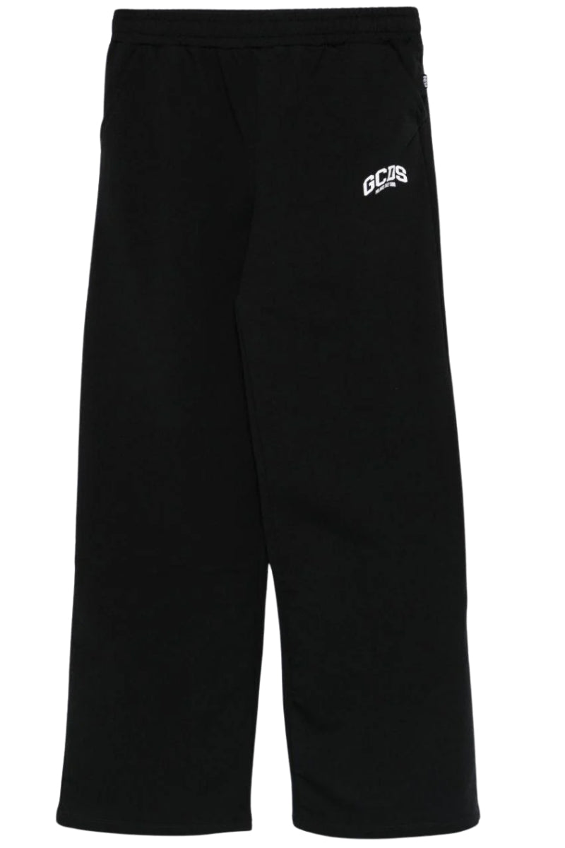 Pantaloni tuta da ragazza con logo a contrasto sul retro B2JW3024BA5