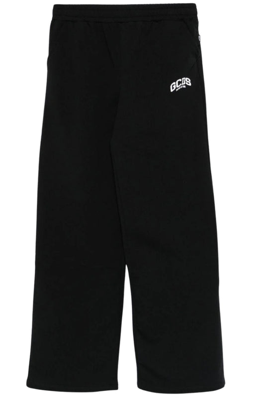 Pantaloni tuta da ragazza con logo a contrasto sul retro B2JW3024BA5