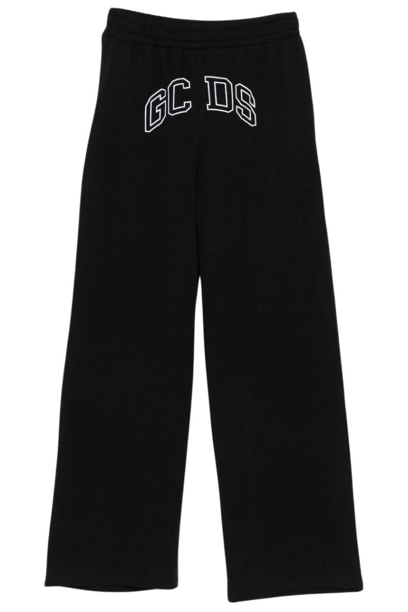 Pantaloni tuta da ragazza con logo a contrasto sul retro B2JW3024BA5