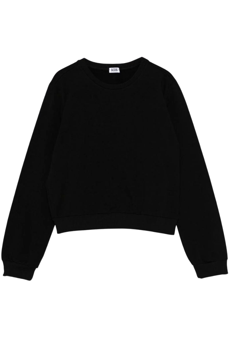 Felpa cropped da ragazza con maxi logo lettering sul retro B2JW1531BA5