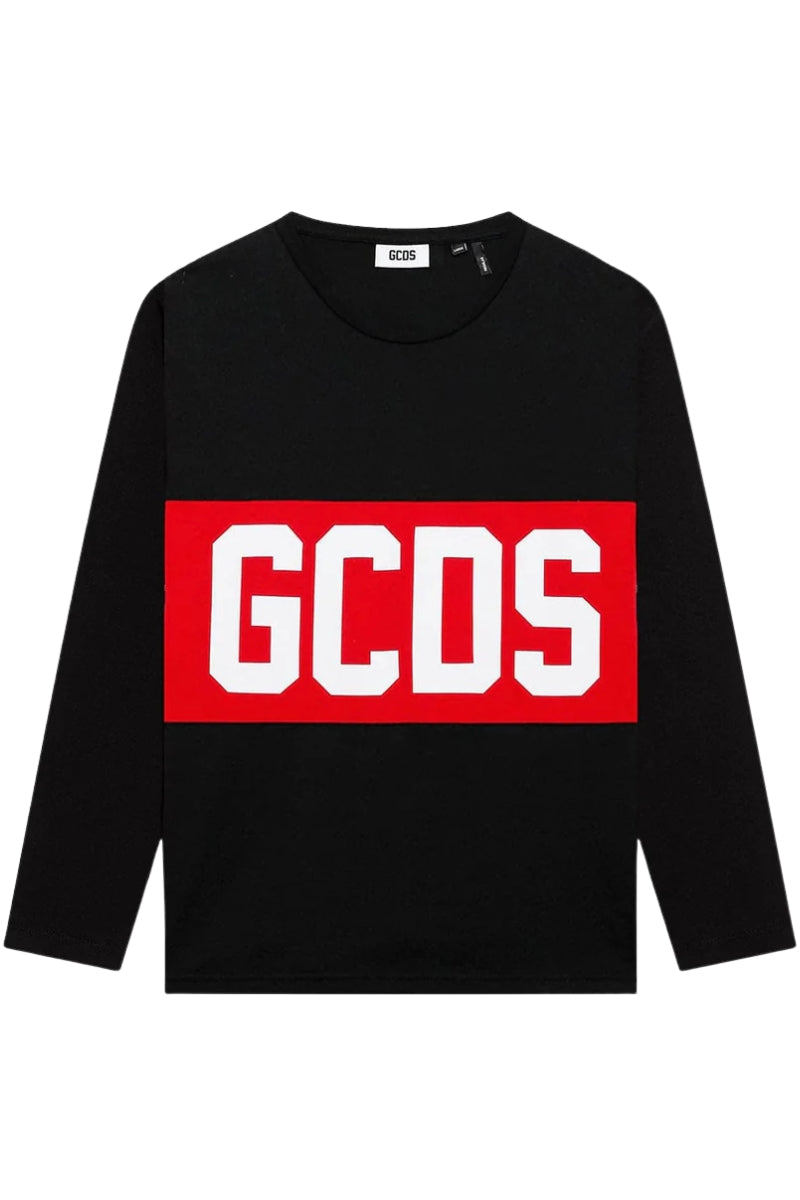 Maglia girocollo da ragazzo e ragazza con logo B2JU2214JF1