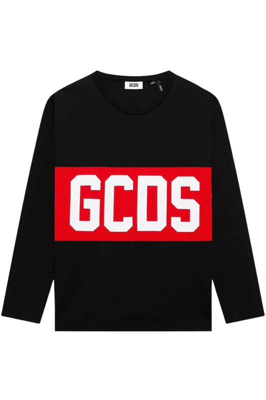 Maglia girocollo da ragazzo e ragazza con logo B2JU2214JF1